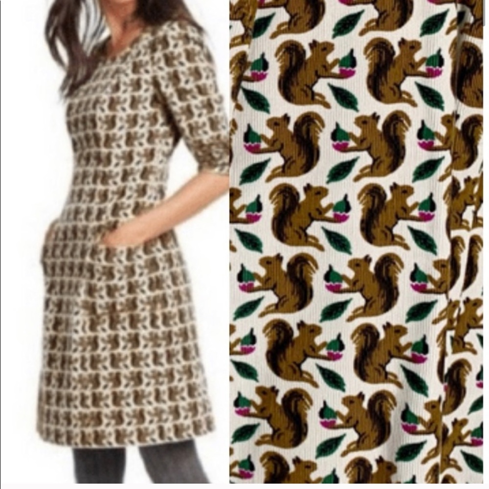 Boden Hartland Corduroy squirrel shift